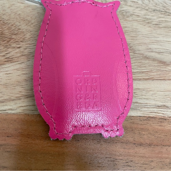Ordning & Reda Pink Owl Leather Keychain. Great condition! - Picture 7 of 7